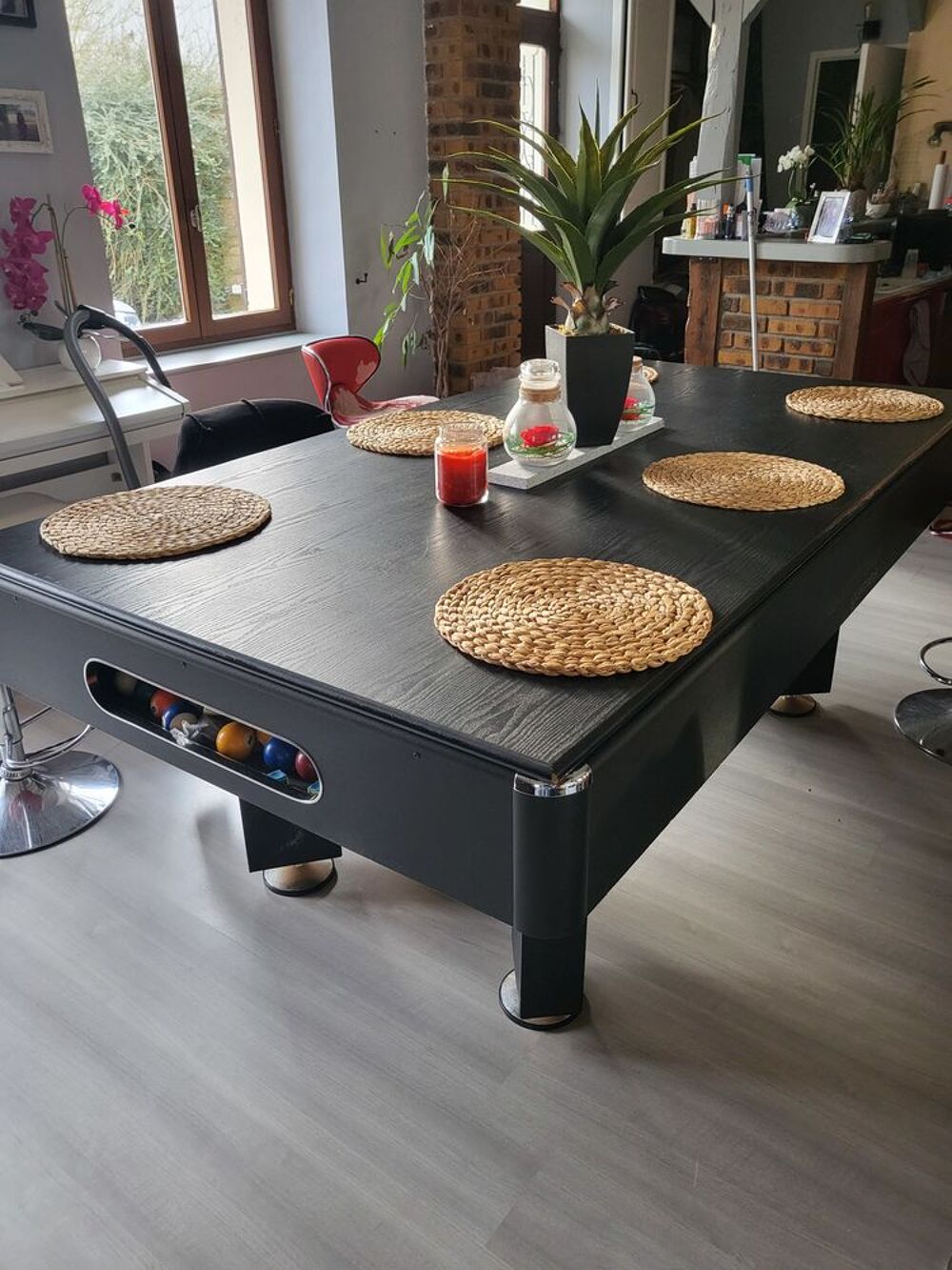 Billard am&eacute;ricain convertible en table Sports