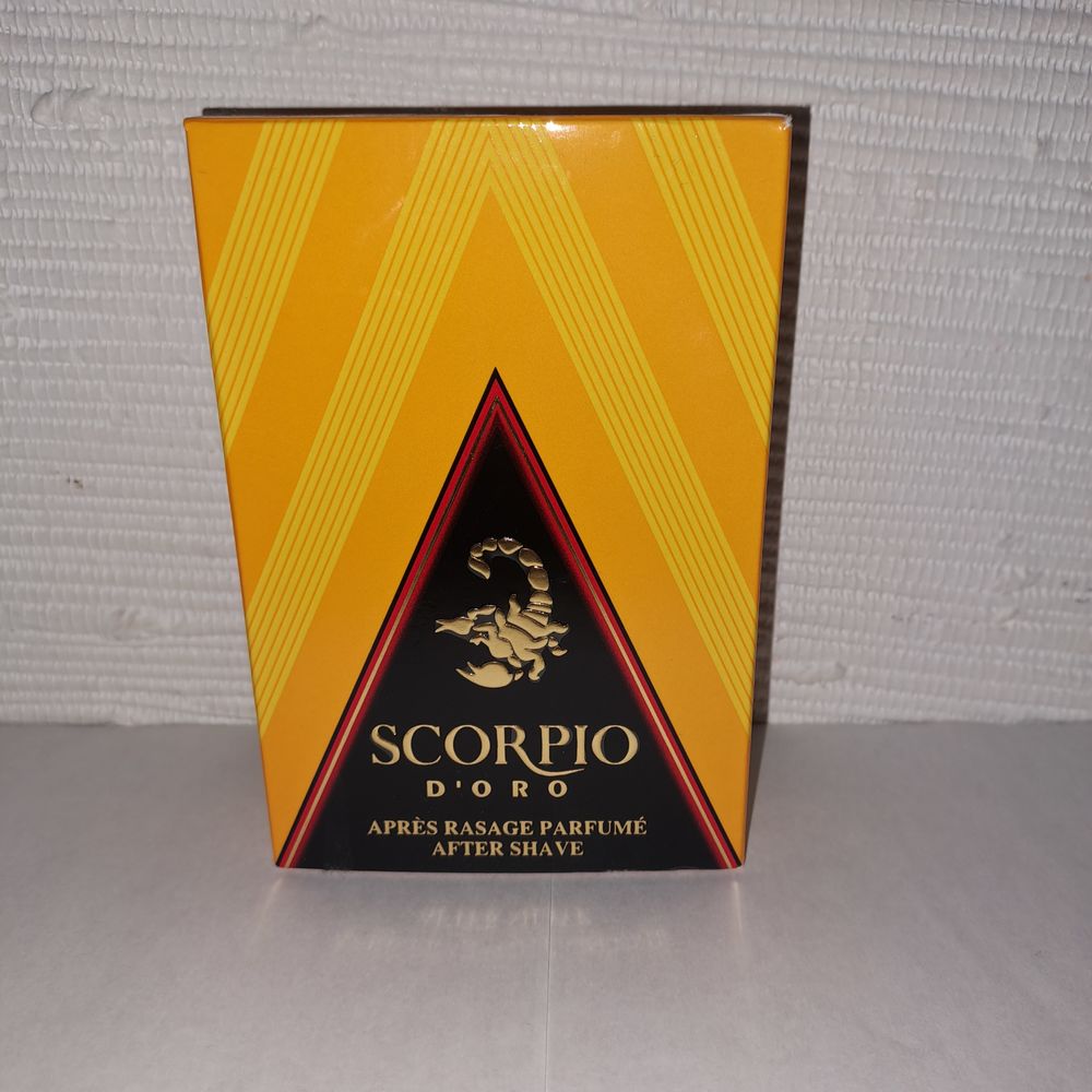 Apr&egrave;s rasage Scorpio D'ORO 100ml neuf 