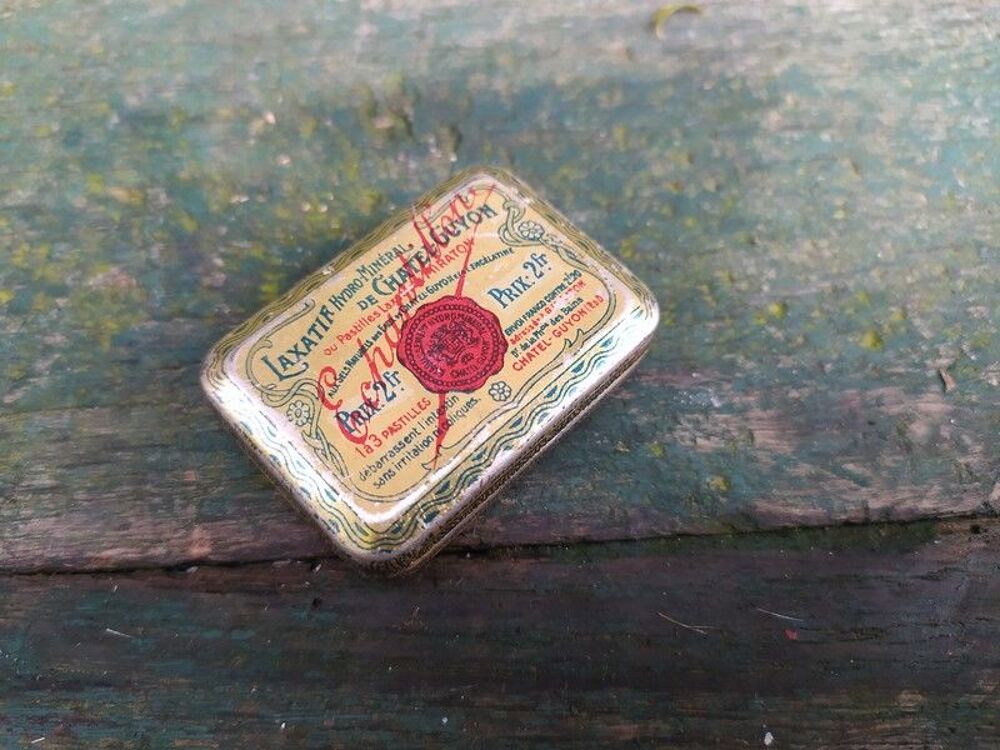 Ancienne Boite Publicitaire Laxatif Chatel-Guyon 