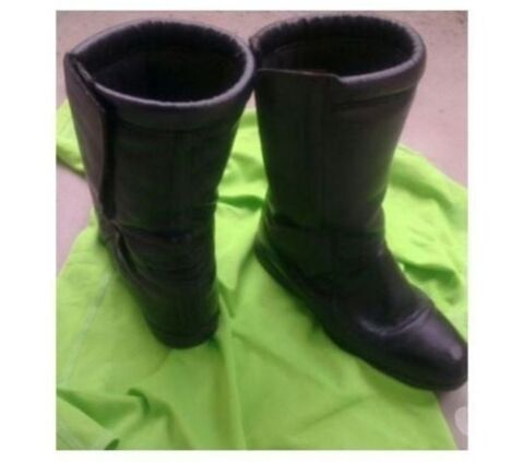 Bottes moto SOUBIRAC cuir noir femme 37.5 Vannes (56)