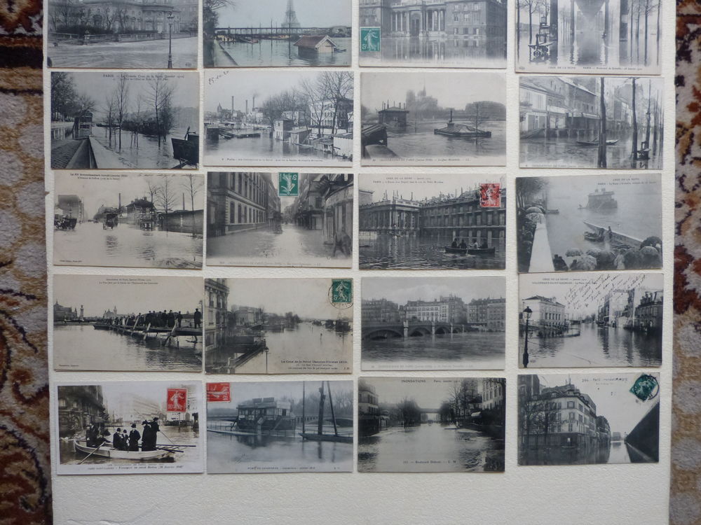 lot de32 cpa theme innondation de 1910 