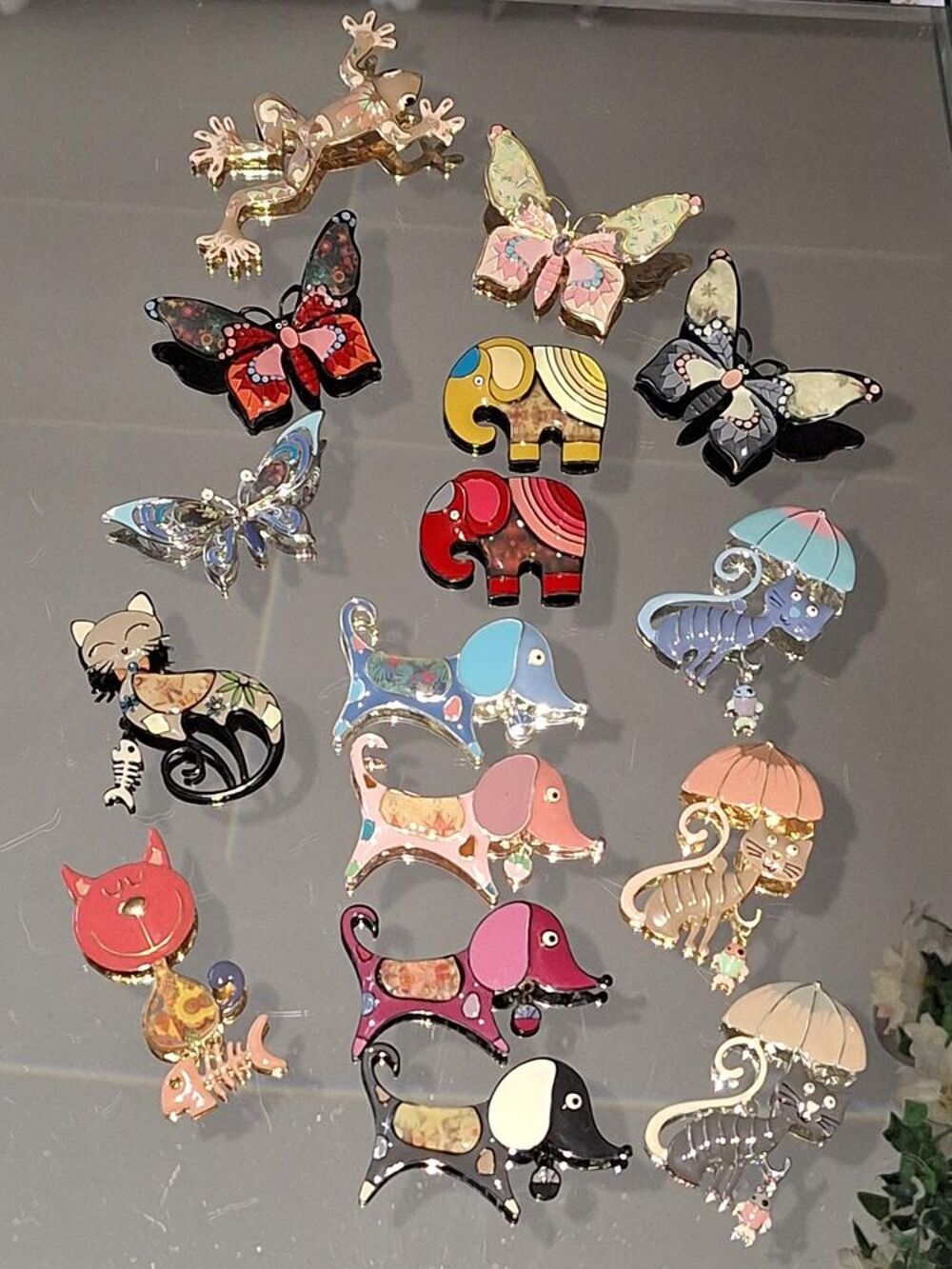 Broches th&egrave;me animalier Bijoux et montres