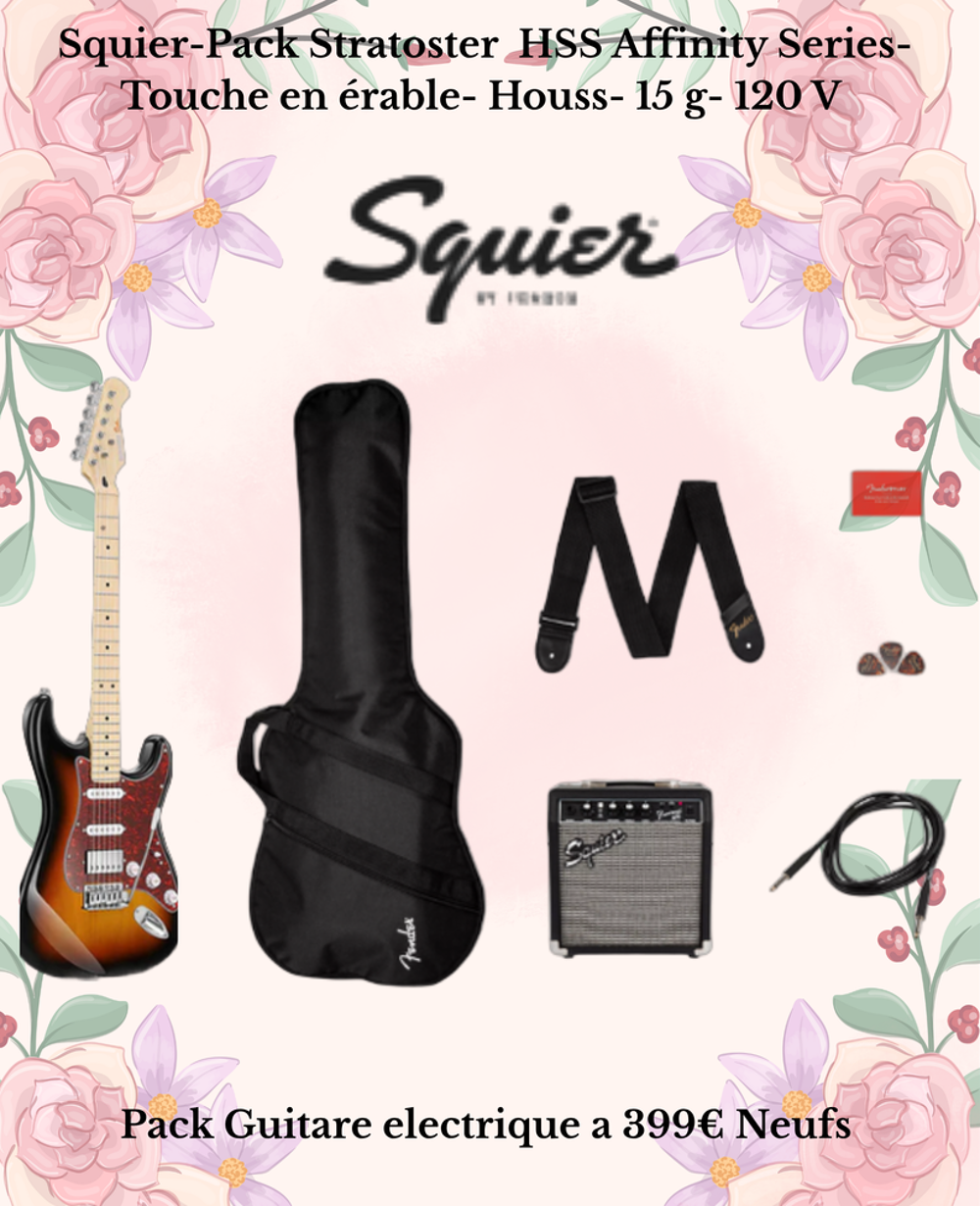 Pack de guitare &eacute;lectrique neuf pour droitier 
Instruments de musique