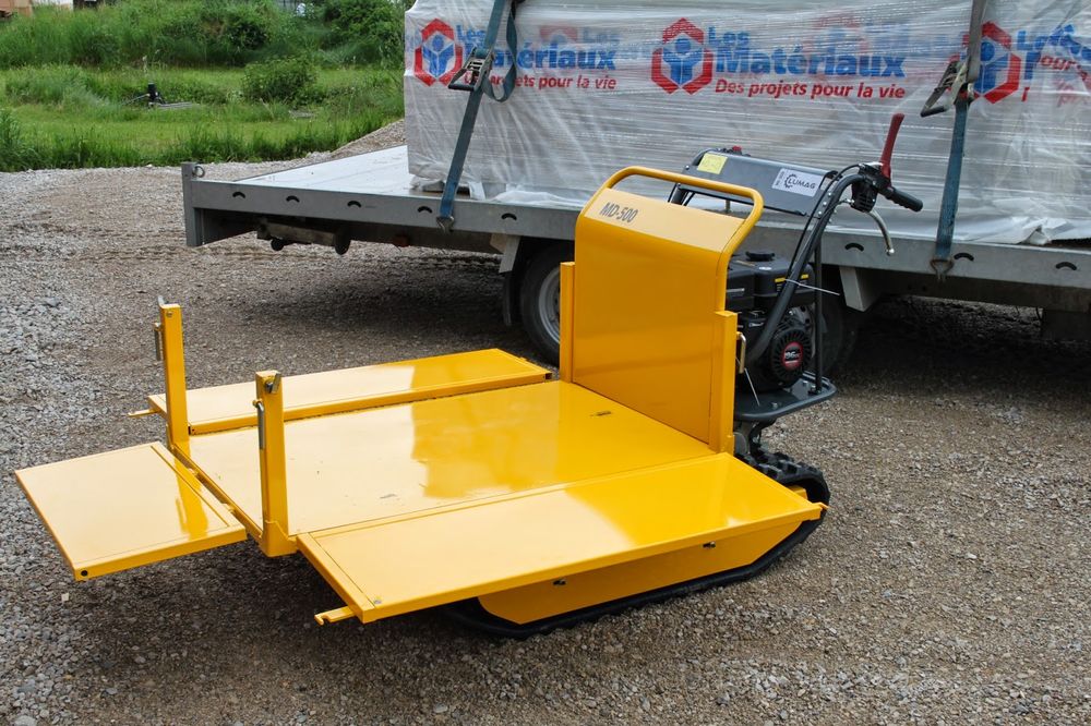 Mini dumper &agrave; chenilles Brouette &agrave; moteur 500 kg Bricolage