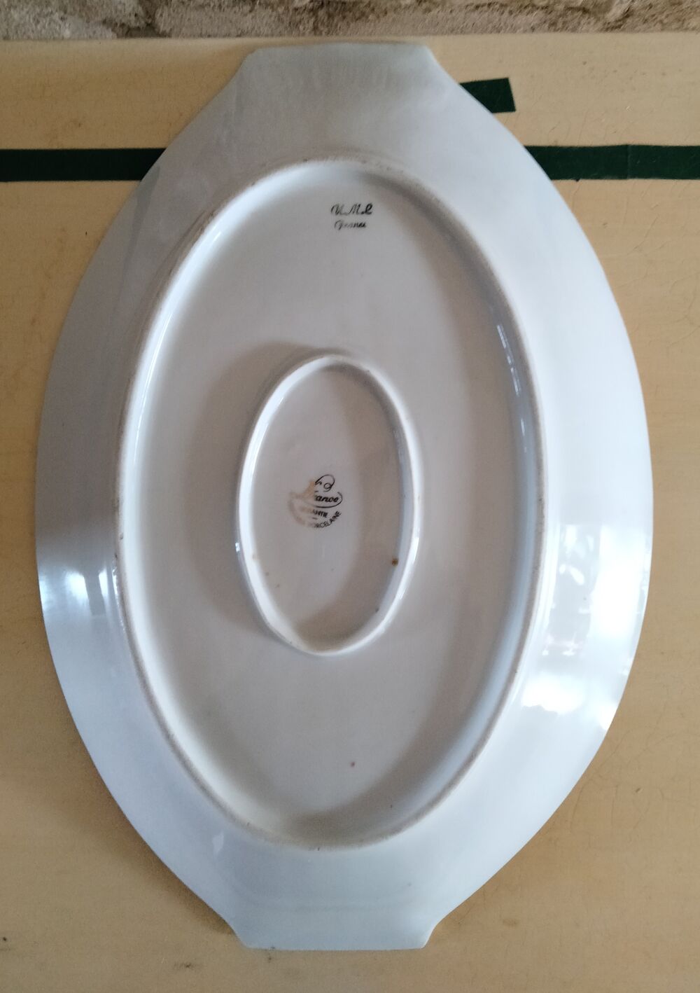 Plat poisson U.M.L. Décoration