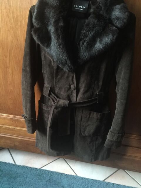 Manteau  Oakwood    3/4 daim + ceinture  + col fourrure 35 Villeurbanne (69)