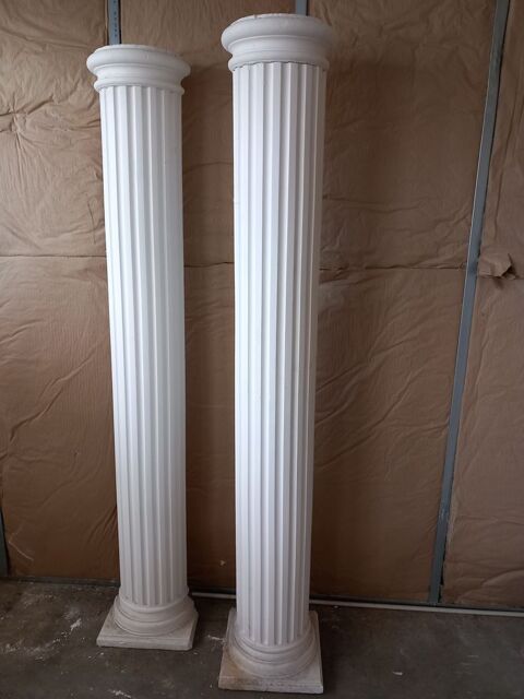 Colonne dentel� en pl�tre 100 Lorrez-le-Bocage-Pr�aux (77)