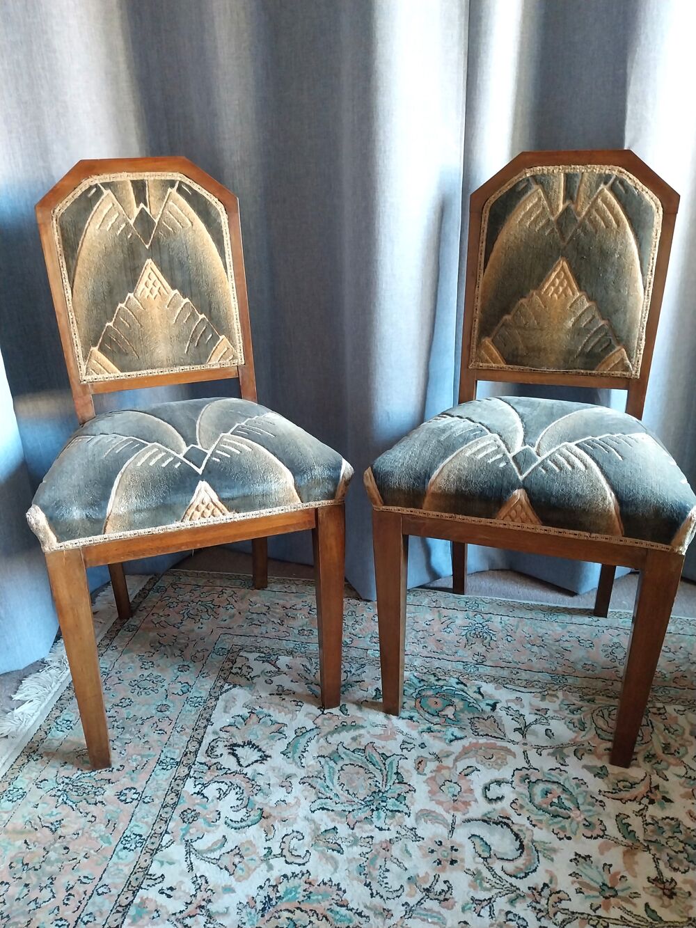 Paire de chaises Art d&eacute;co Meubles