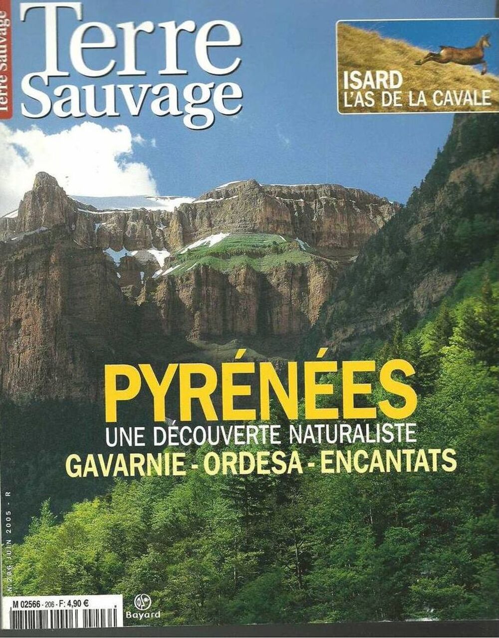 Revues "TERRE SAUVAGE" 2 € chaque n&deg; Livres et BD
