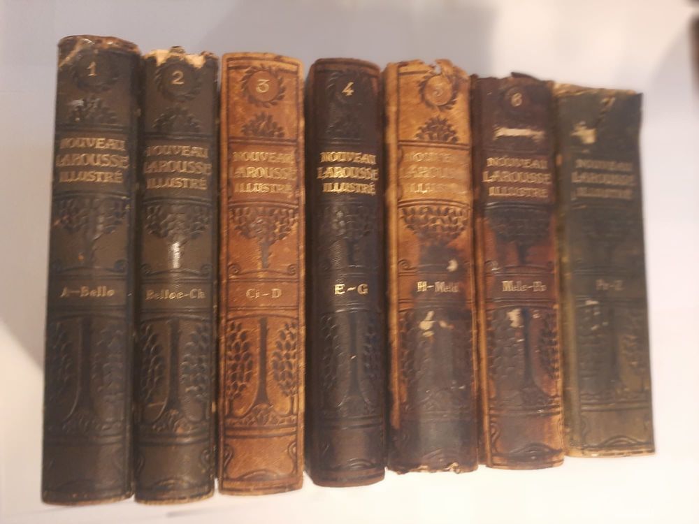 Je vous propose 7-TOMES livre ancien (1910), de colection ra 