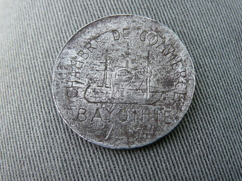 jeton de n�cessite 10 centimes 1917 Bayonne 1 Bordeaux (33)