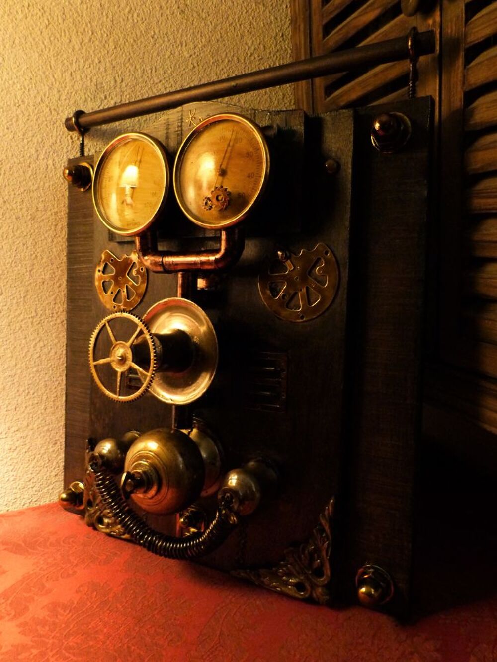Tableau "ELECTRICAL PANEL OF THE FUTURE" Steampunk Décoration