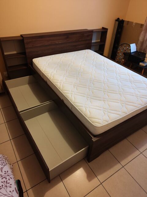 Lit complet avec rangement 200 Saint-Laurent-de-Cognac (16)