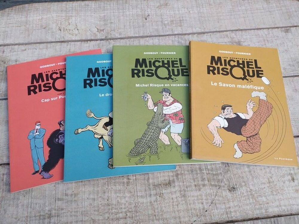 BD Bande Dessin&eacute;e Michel Risque Godbout-Fournier Livres et BD
