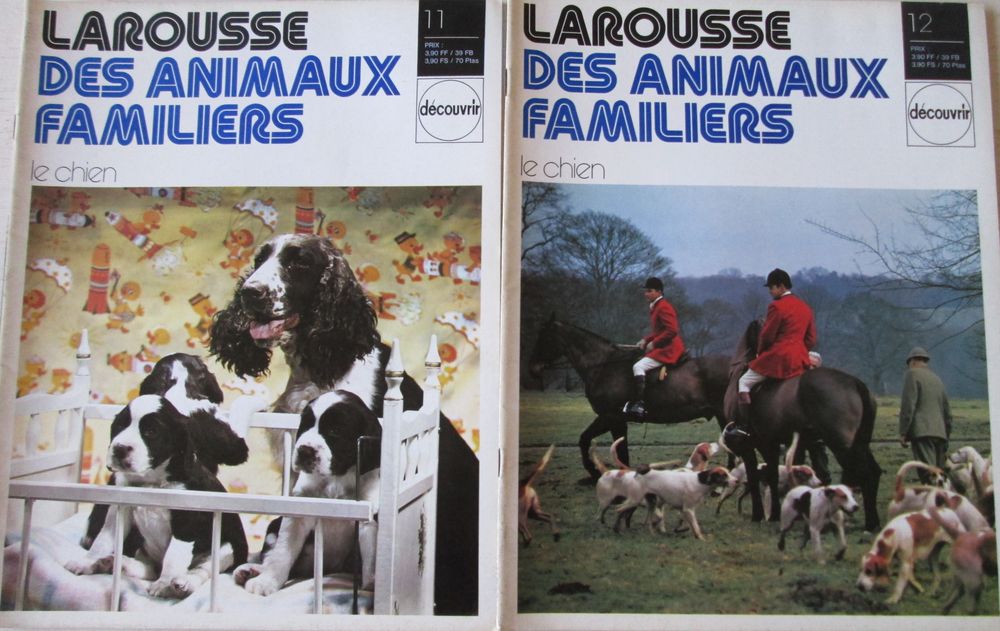 Larousse des animaux familiers n&deg;1 &agrave; n&deg;19 Livres et BD