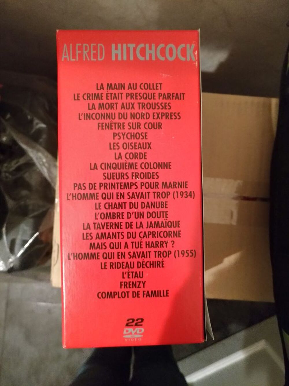ALFRED HITCHCOCK, coffret 22 DVD Photos/Video/TV