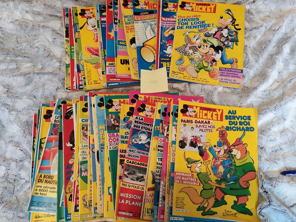 Le journal de Mickey de 1980 &agrave; 2009 Livres et BD