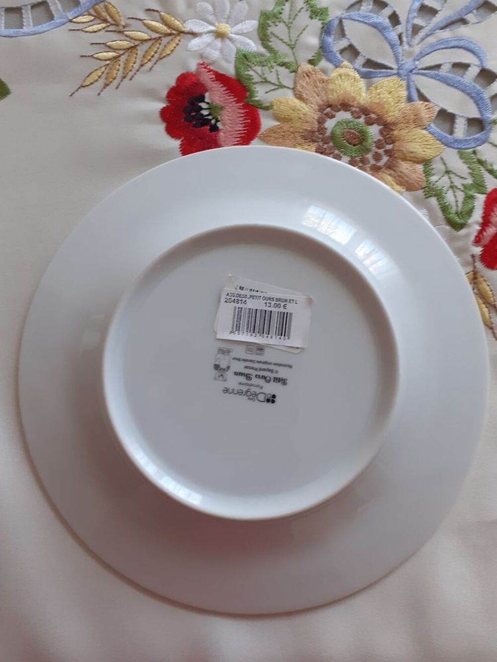 D&eacute;jeuner Neuf Porcelaine GUY DEGRENNE Puriculture