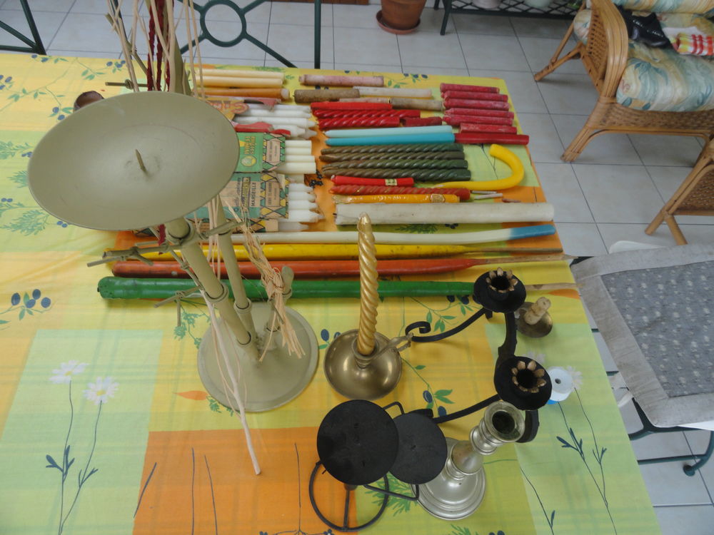 Bougeoirs + bougies Décoration