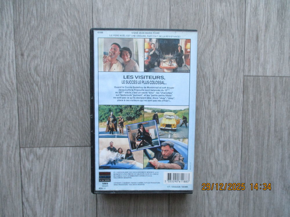 Film les visiteurs DVD et blu-ray