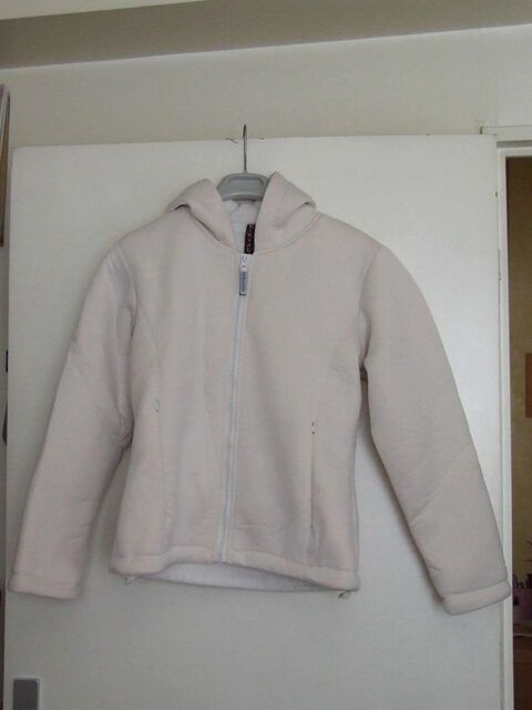 Veste polaire  capuche, NIRVANA, cru, 38-40, TBE 13 Bagnolet (93)