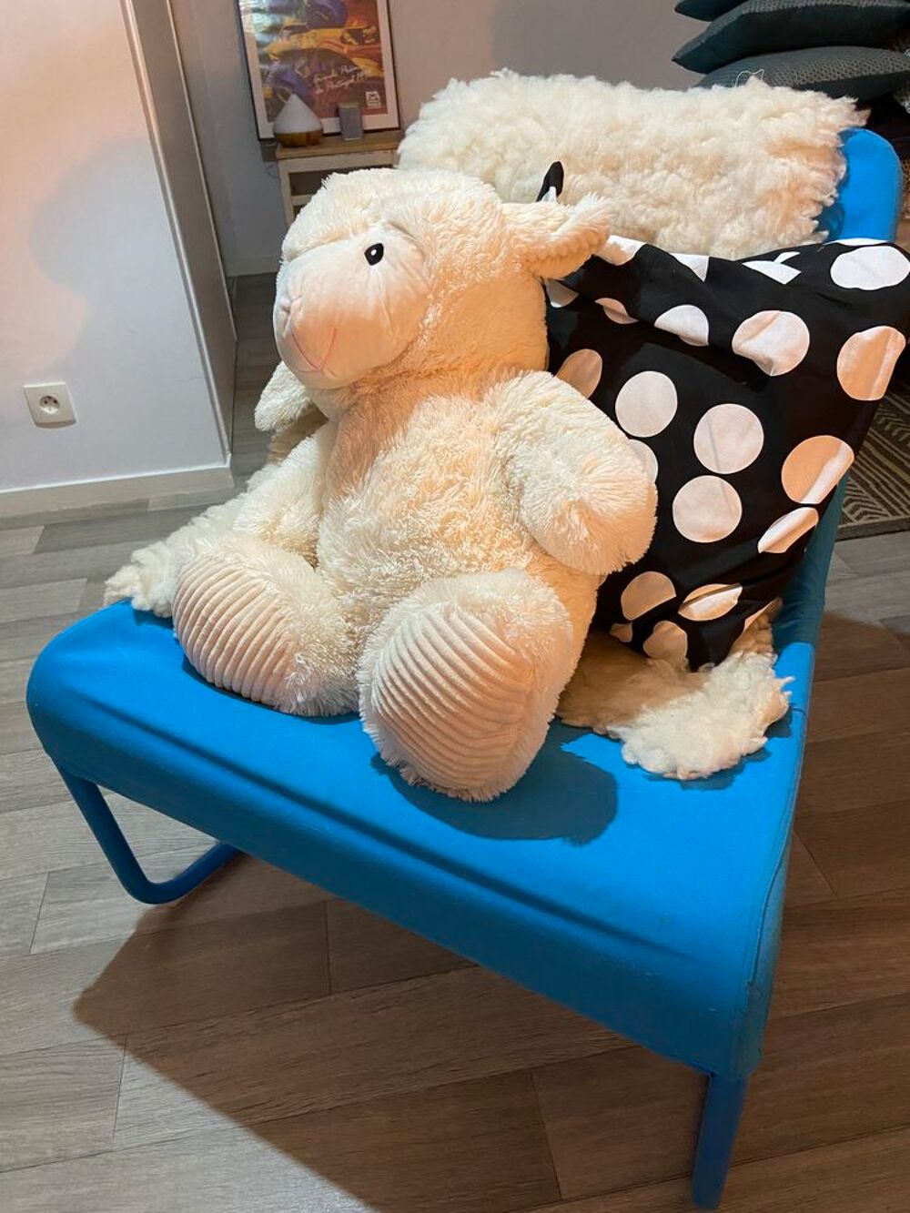 Fauteuil IKEA bleu Meubles