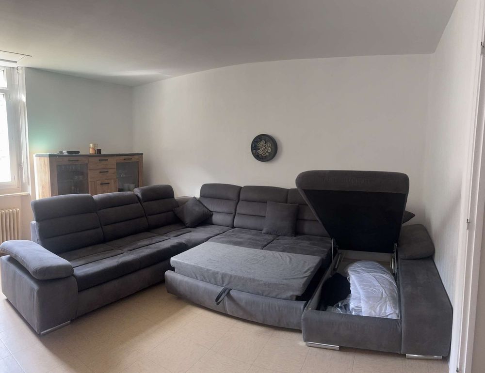 Canap&eacute; d'angle convertible avec coffre de rangement Meubles