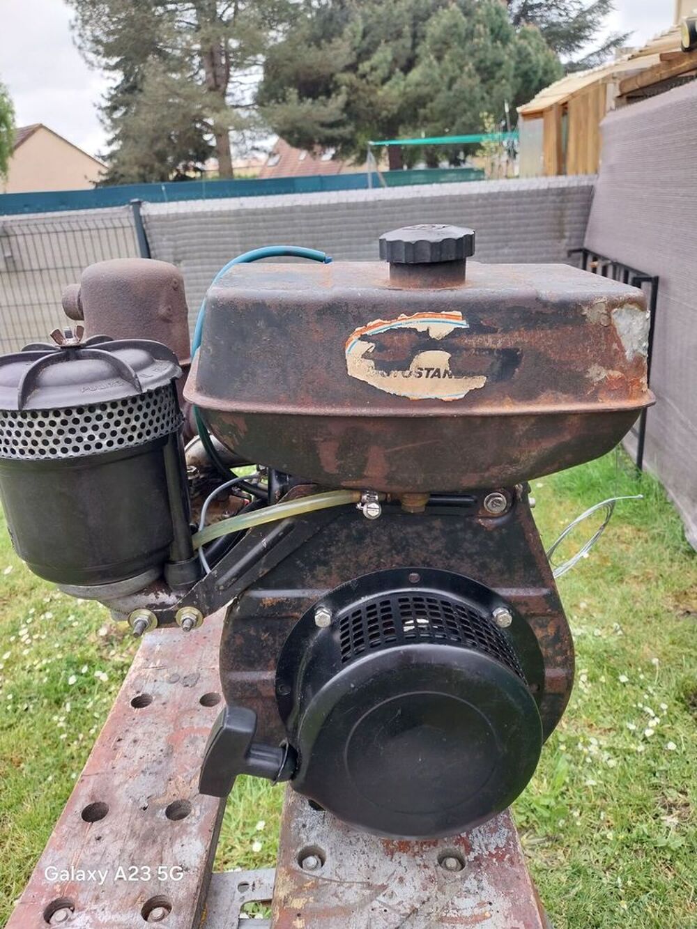 Moteur motoculteur arbre sortie conique M300 Lombardini Jardin