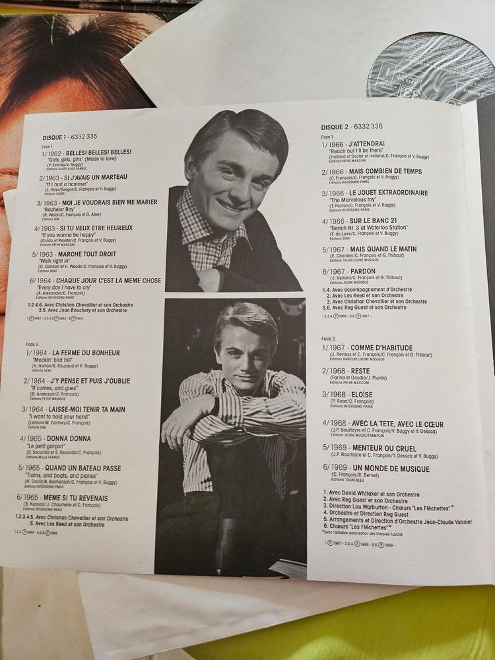 Claude fran&ccedil;ois coffret 3 disques hommage &agrave; claude fran&ccedil;ois CD et vinyles