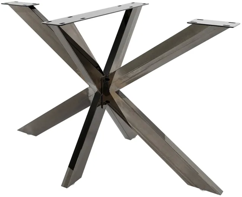 pied de table acier noir neuf Meubles