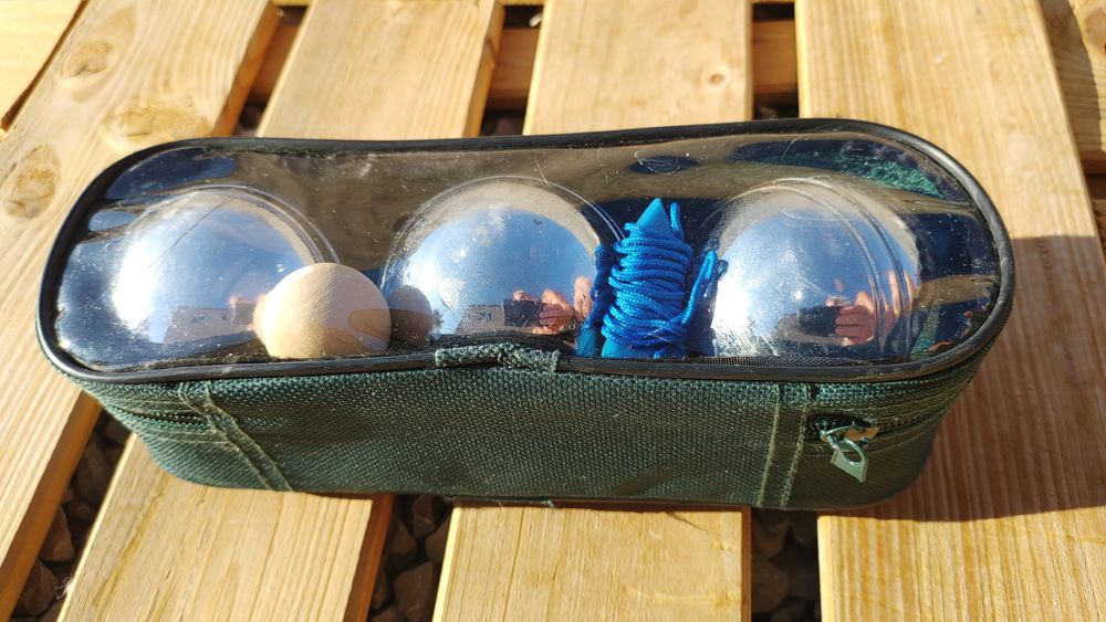 Set de P&eacute;tanque 6 Pi&egrave;ces Sacoche Verte, ou Noire Sports