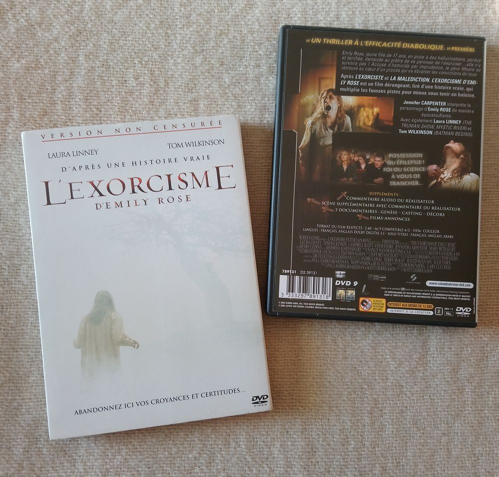 L'exorcisme d'Emily Rose DVD et blu-ray