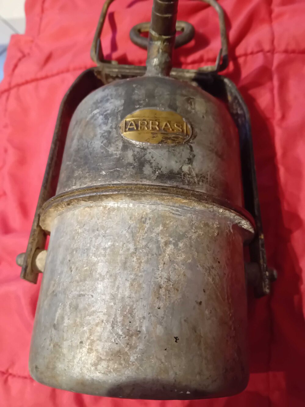 LAMPE DE MINEUR ANCIENNE ACETHYLENEf 