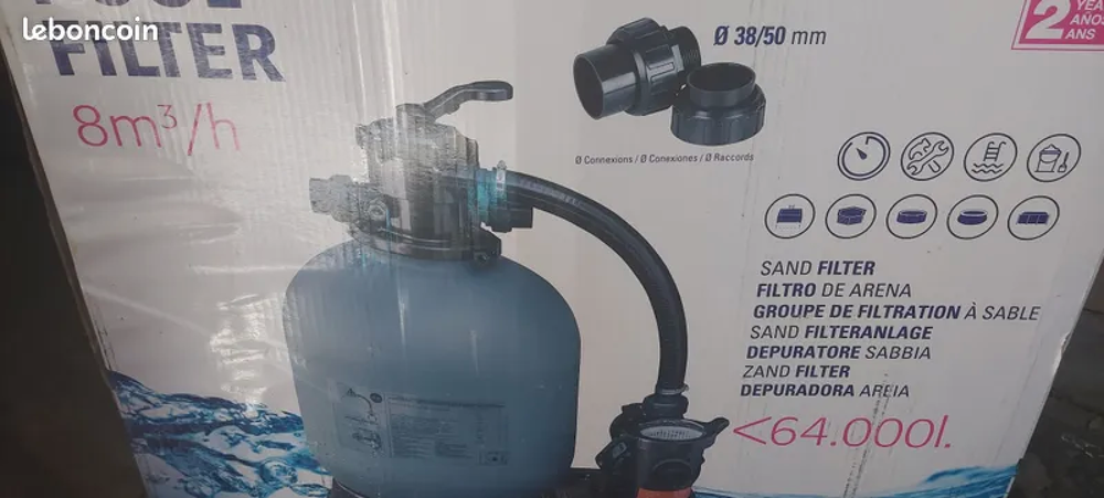 filtration a sable 8m3h Jardin