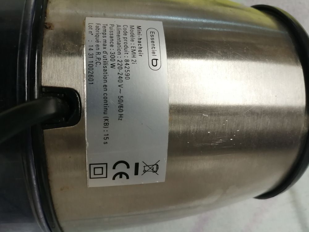Mini Hachoir Electroménager