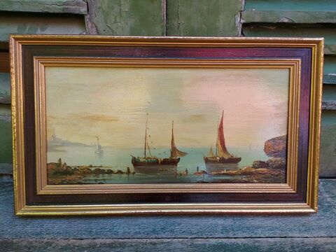 Ancien Tableau Marine  300 Loches (37)