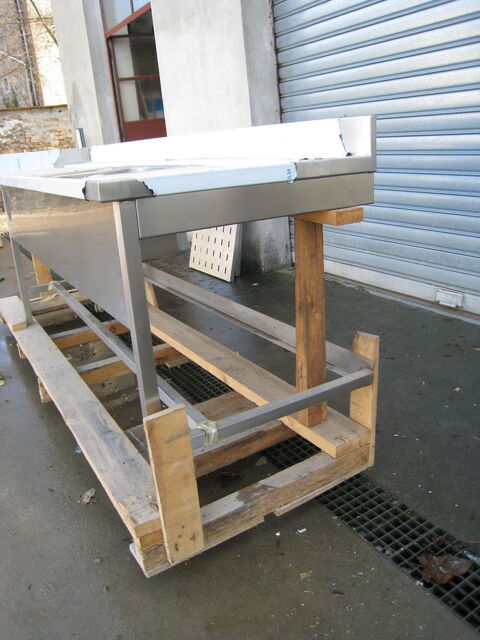 Plonge inox 2 bacs 500 Cours-la-Ville (69)