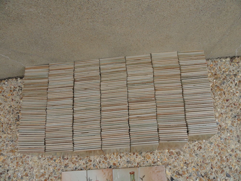 Carreaux de faience de r&eacute;emploi Bricolage