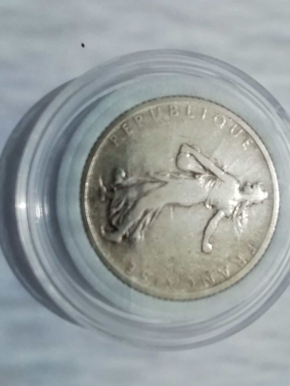 1 Franc semeuse 1900 et 50 Franc Guiraud 1950 