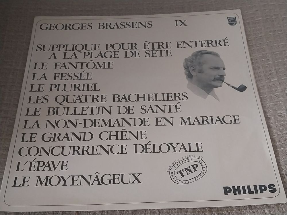 Georges Brassens Album IX Disque Vinyle 33T CD et vinyles