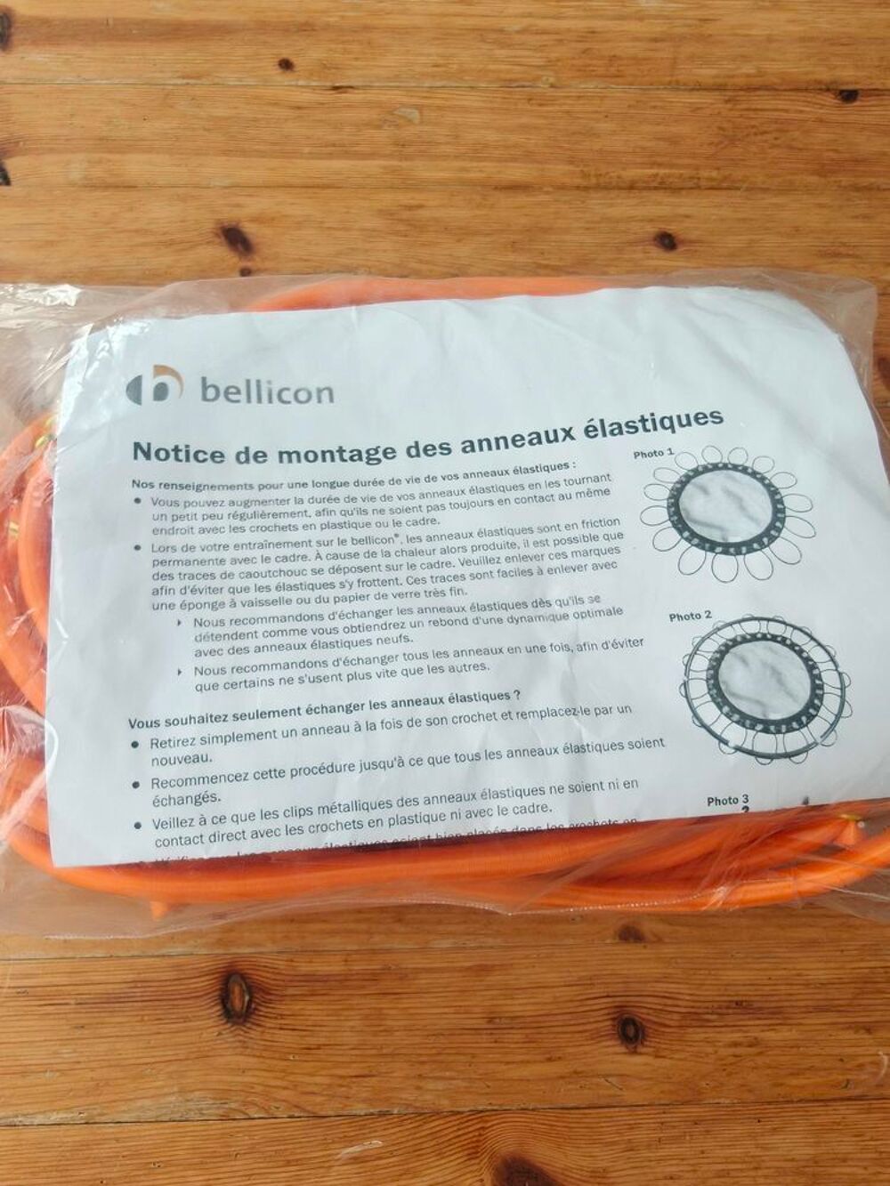 trampoline Bellicon avec barre de stabilisation Sports