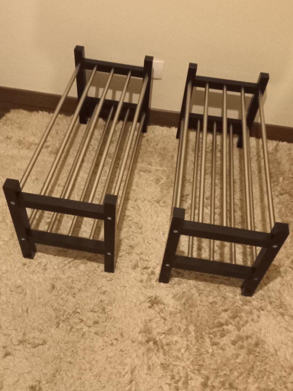 &Eacute;tag&egrave;re &agrave; chaussures IKEA noire Meubles