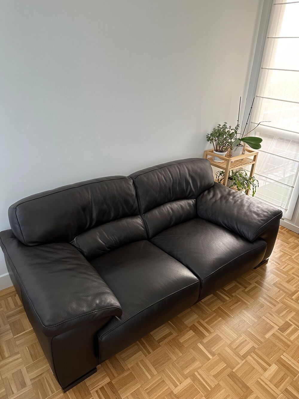 Canap&eacute; ROCHEBOBOIS en cuire 2 places Meubles