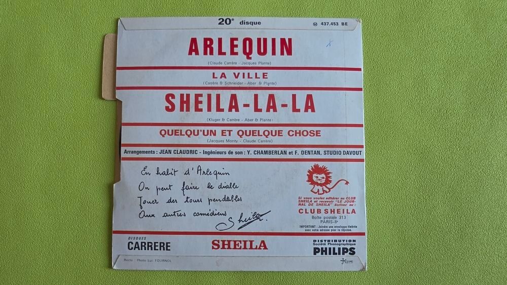 SHEILA 45T CD et vinyles