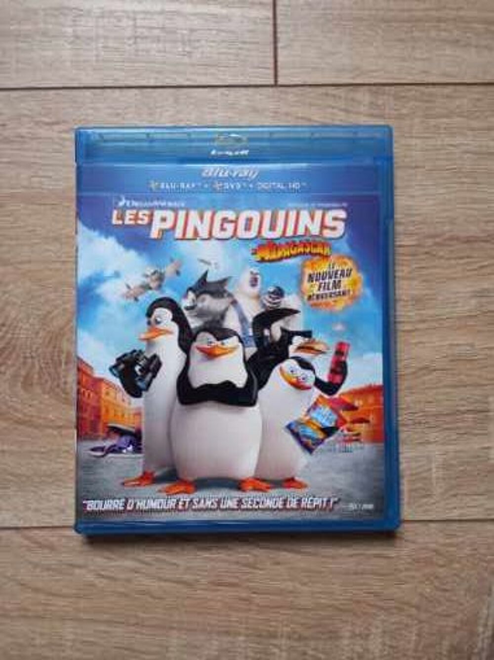 LES PINGOUINS DE MADAGASCAR (blu-ray) DVD et blu-ray