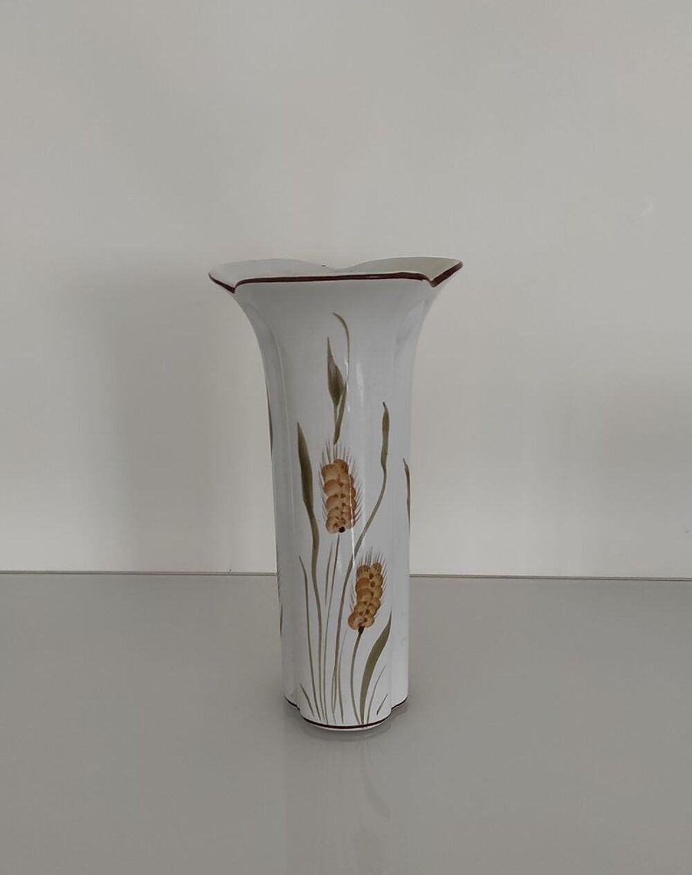 Vase d&eacute;coratif motif &eacute;pi de bl&eacute; Décoration