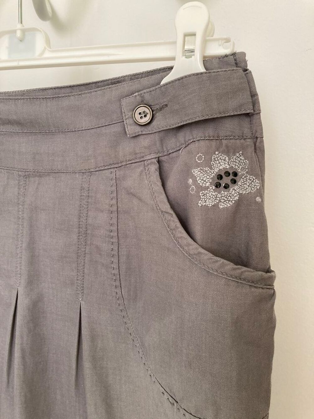 Jupe grise Terre de Marins V�tements