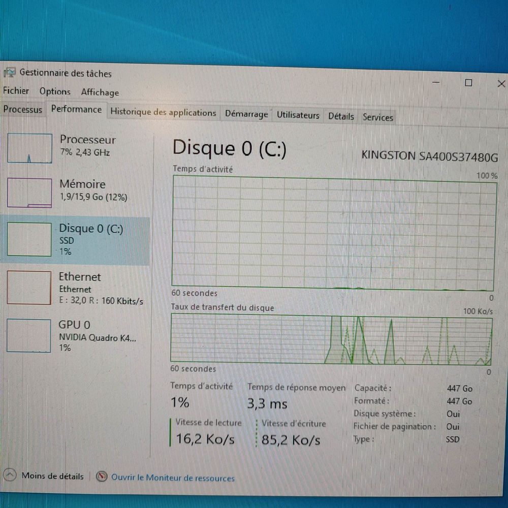 Pc Intel core i5 16Go Ram SSD Fujitsu Celsius W530 Ordinateu Matériel informatique