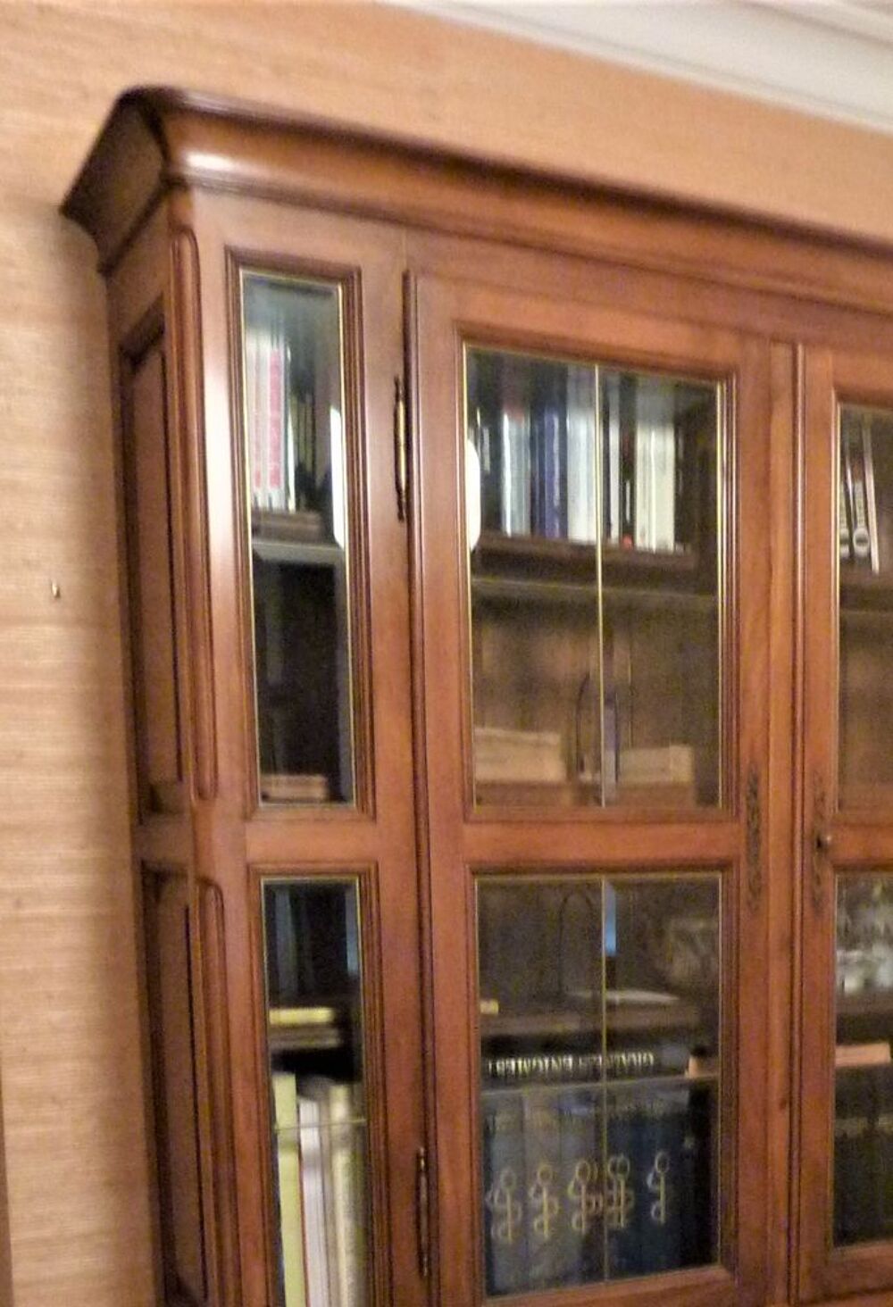 Biblioth&egrave;que style / merisier / deux corps / 4 portes Meubles