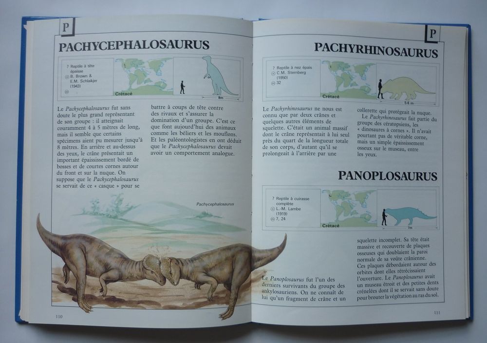 LES DINOSAURES DE A &agrave; Z Michael Benton (&Eacute;dit. ROUGE OR 1990) Livres et BD